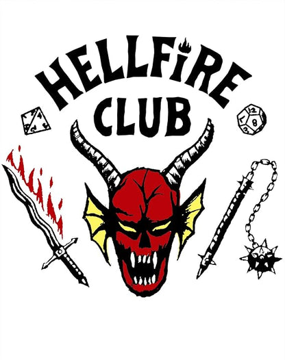 Stranger Things Hellfire Club Crest Baseball Shirt