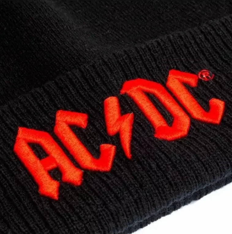 AC/DC Applique Logo Beanie