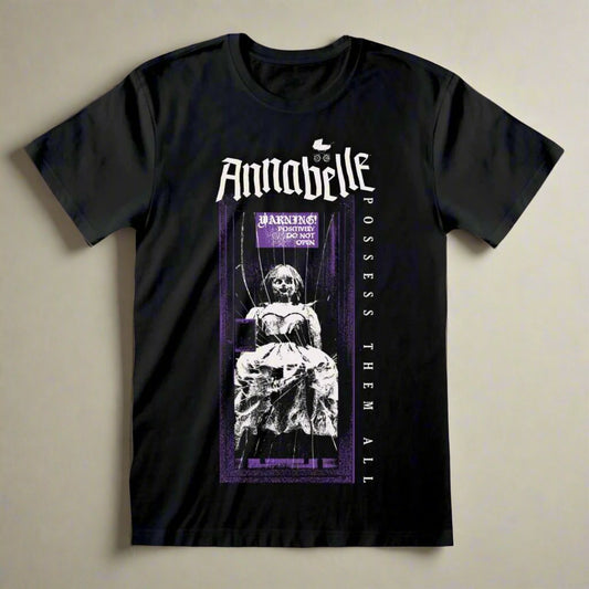 Annabelle Do Not Open Unisex Black T-Shirt