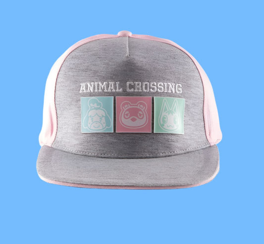 Nintendo Animal Crossing Pastel Squares Snapback Cap