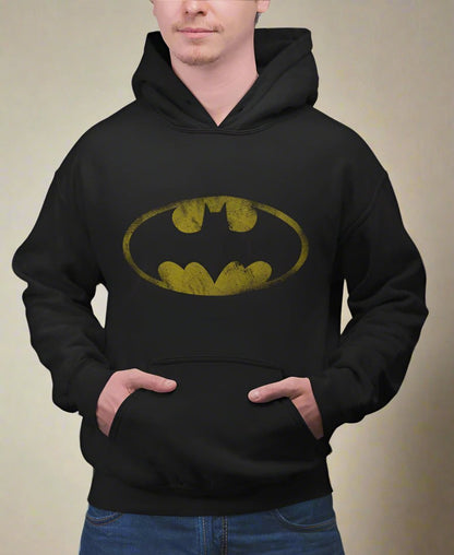 DC Batman Distressed Jumbo Logo Unisex Hoodie