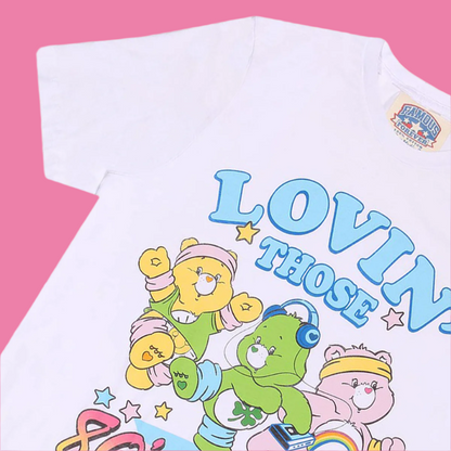 CAREBEARS 80s Vibes Vintage Washed T-shirt by Famous Forever