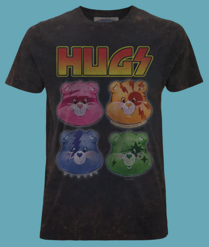 CAREBEARS HUGS Vintage Washed T-shirt by Famous Forever