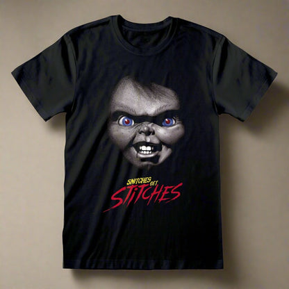 Childs Play Snitches Get Stitches Unisex T-Shirt