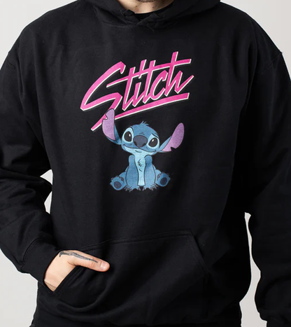 Disney Lilo And Stitch Script Unisex Pullover Hoodie