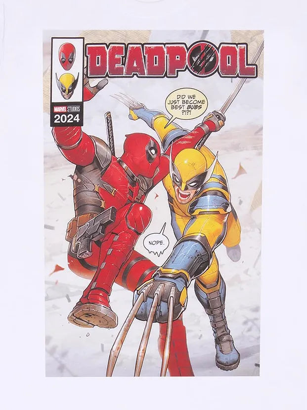 Marvel Comics Deadpool & Wolverine – Comic Book Cover T-shirt - Men's/Unisex