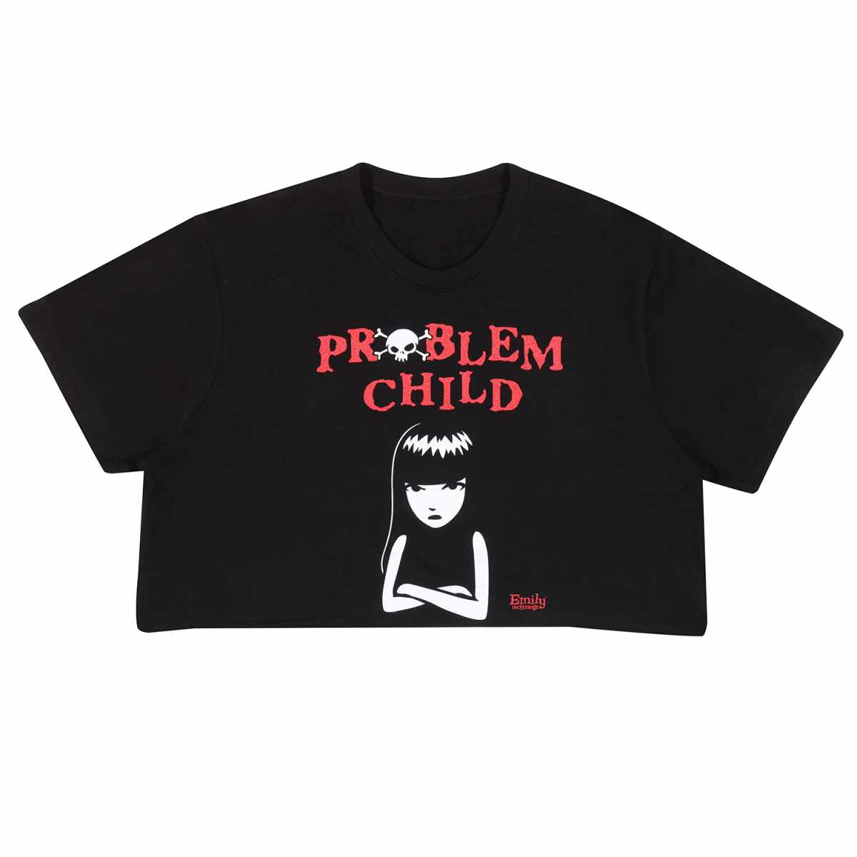 Emily The Strange - Problem Child - Cropped T-Shirt