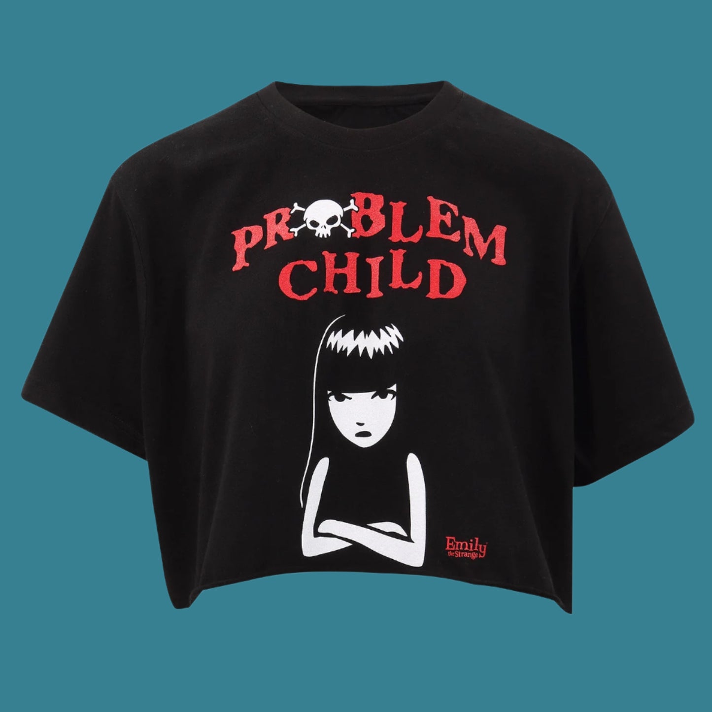 Emily The Strange - Problem Child - Cropped T-Shirt