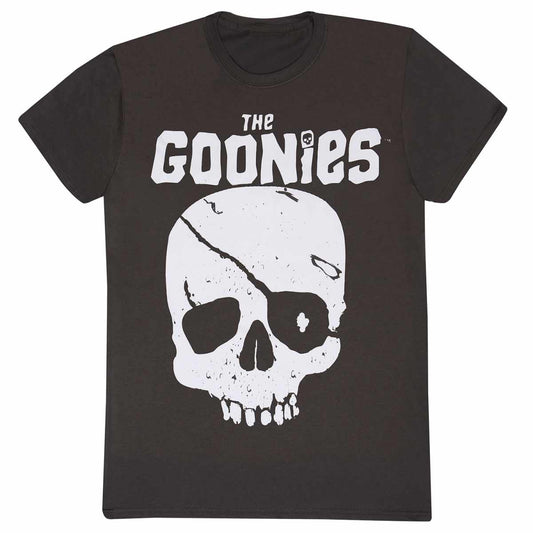 The Goonies - Skull & Logo Black T-Shirt - Men's/Unisex