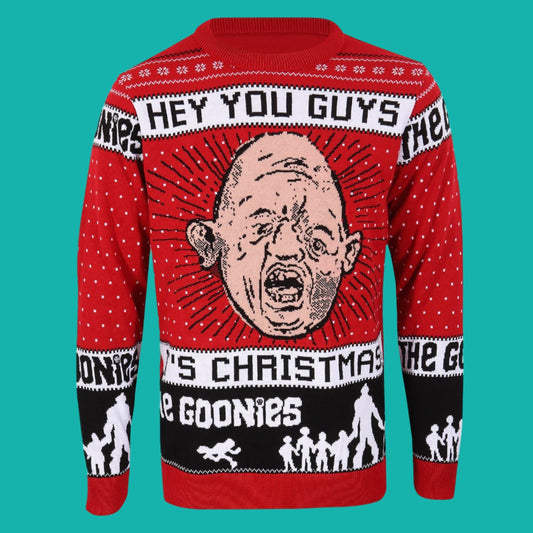 The Goonies - Hey You Guys - 80s Christmas Knitted Jumper