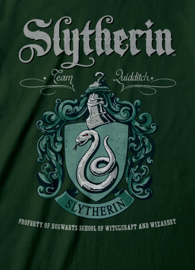 Harry Potter Slytherin Green Crest T-Shirt