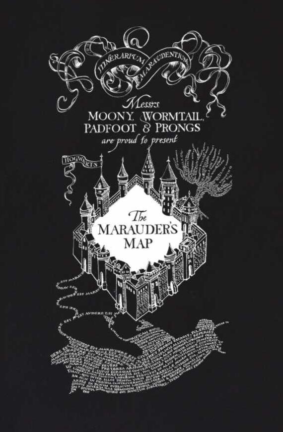 Harry Potter Marauders Map T-Shirt