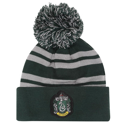 Harry Potter House Slytherin Pom Pom Beanie