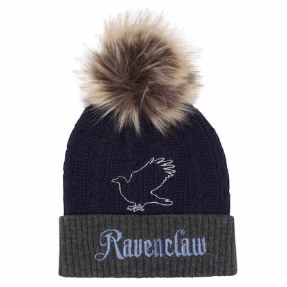 Harry Potter Ravenclaw House Fur Pom Pom Beanie