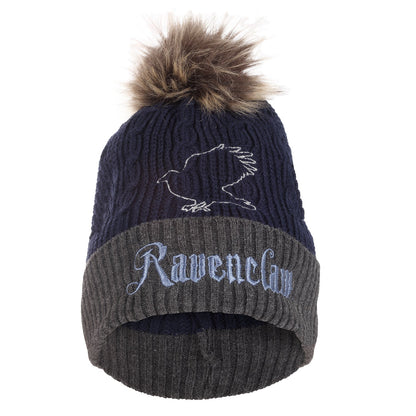 Harry Potter Ravenclaw House Fur Pom Pom Beanie