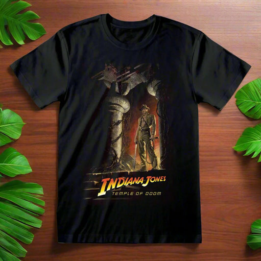 Indiana Jones Temple Of Doom Poster T-Shirt