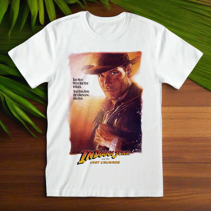 Indiana Jones The Last Crusade Poster T-Shirt