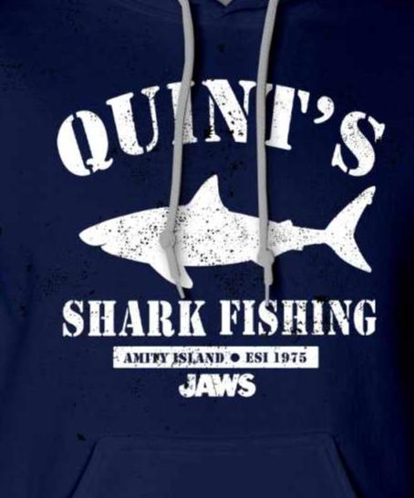 Jaws - Quint's Shark Fishing - Unisex Pullover Hoodie