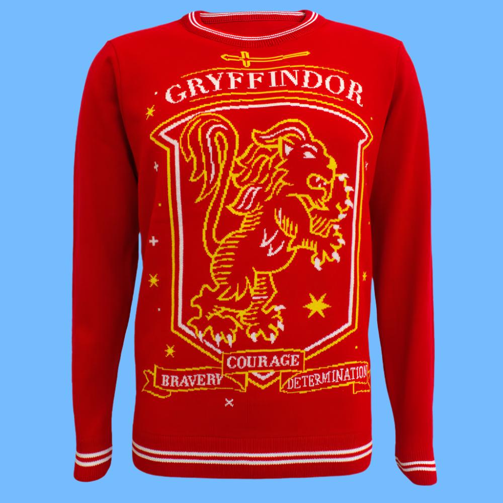 Harry Potter - Gryffindor Lion Crest - Knitted Jumper