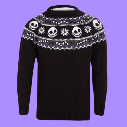 The Nightmare Before Christmas - Jack repeat - Knitted Christmas Jumper