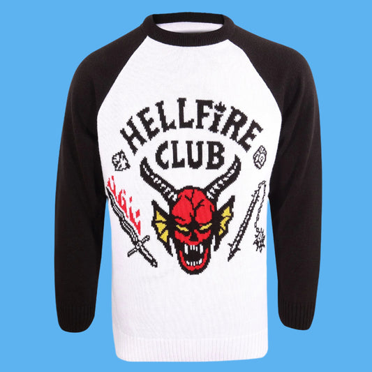 Stranger Things Hellfire Club Knitted Jumper