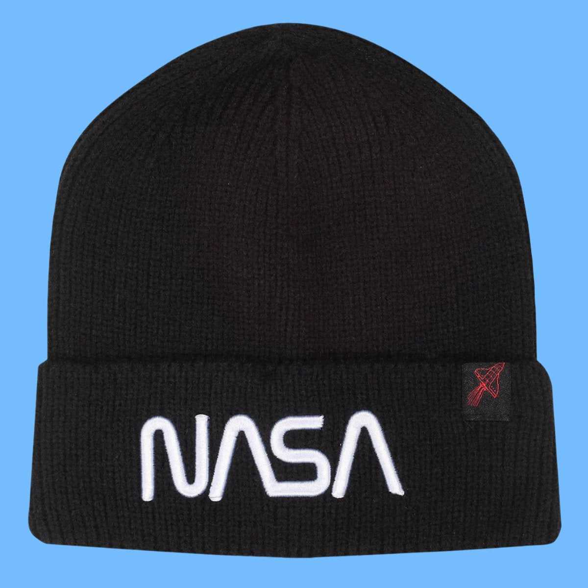 Officially Licensed NASA Worm Logo Beanie