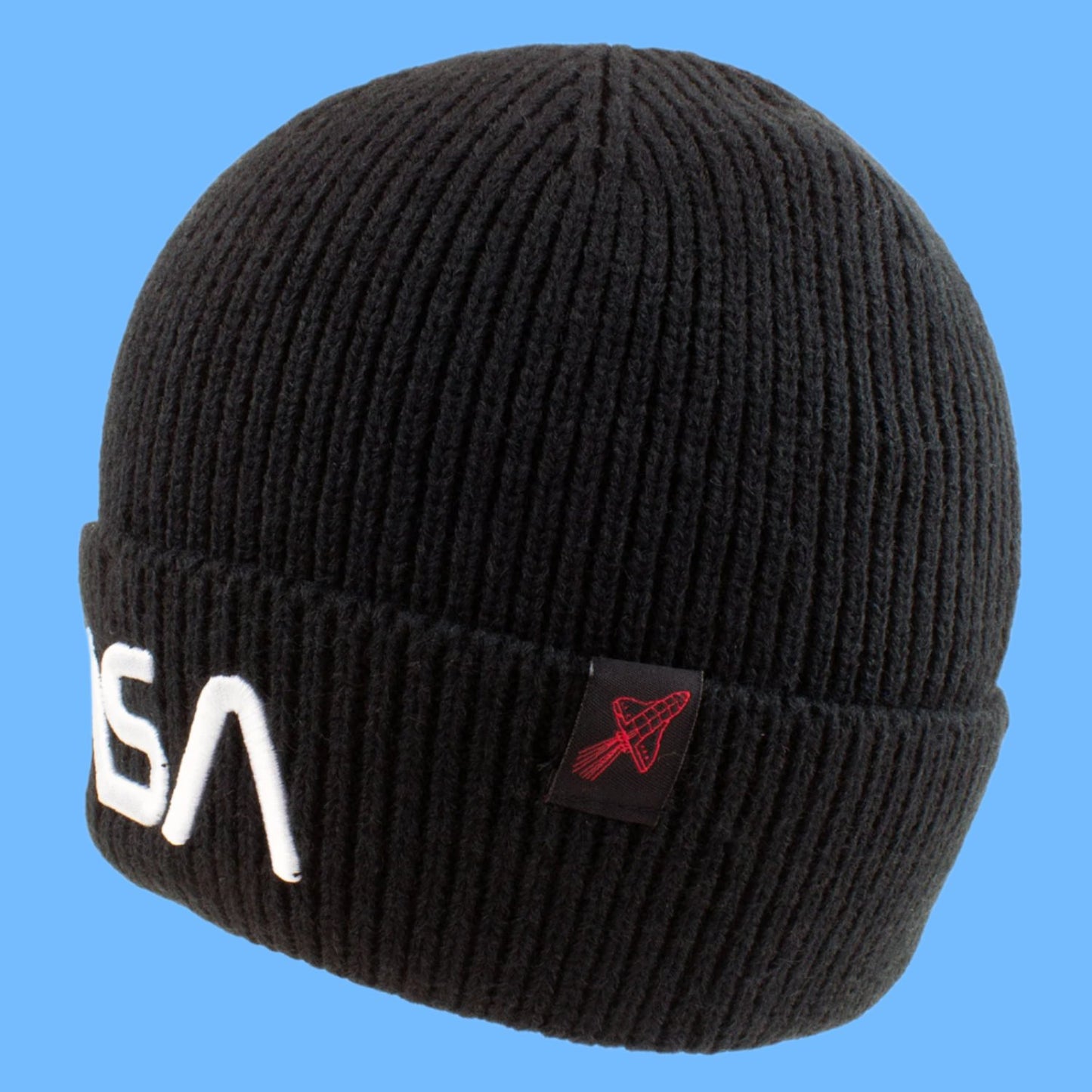 Officially Licensed NASA Worm Logo Beanie