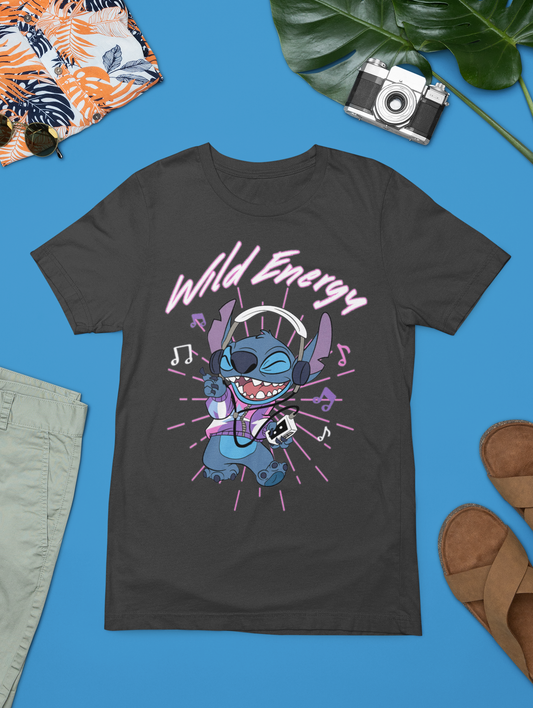 Disney Lilo And Stitch - Wild Energy T-Shirt Men's/Unisex