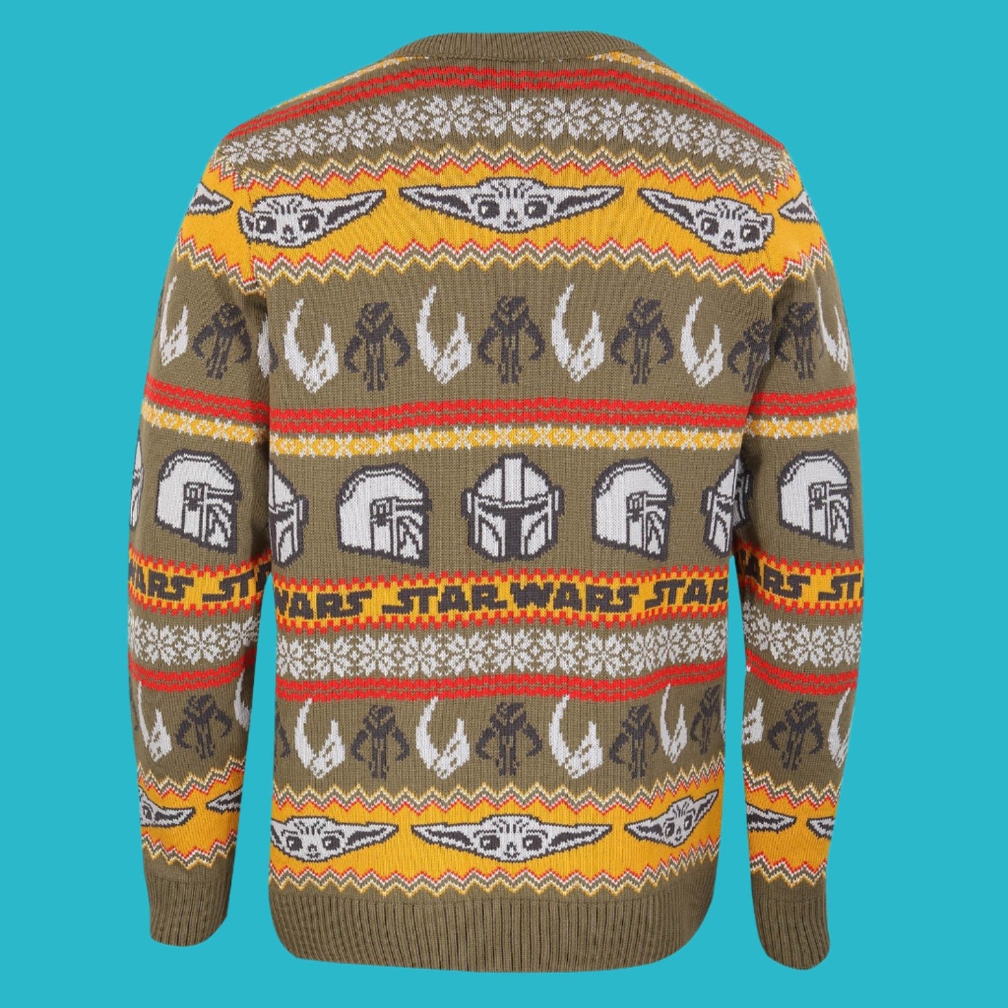 Star Wars: The Mandalorian Repeat - Christmas Knitted Jumper