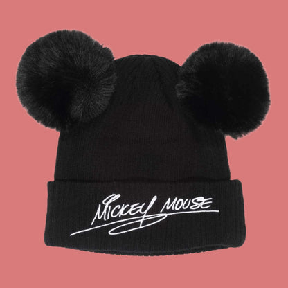 Mickey and Friends Double Pom Pom Beanie