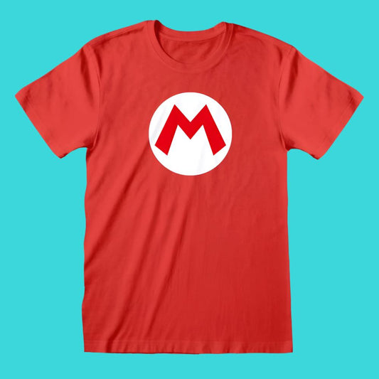 Nintendo Super Mario Mario Badge T-Shirt