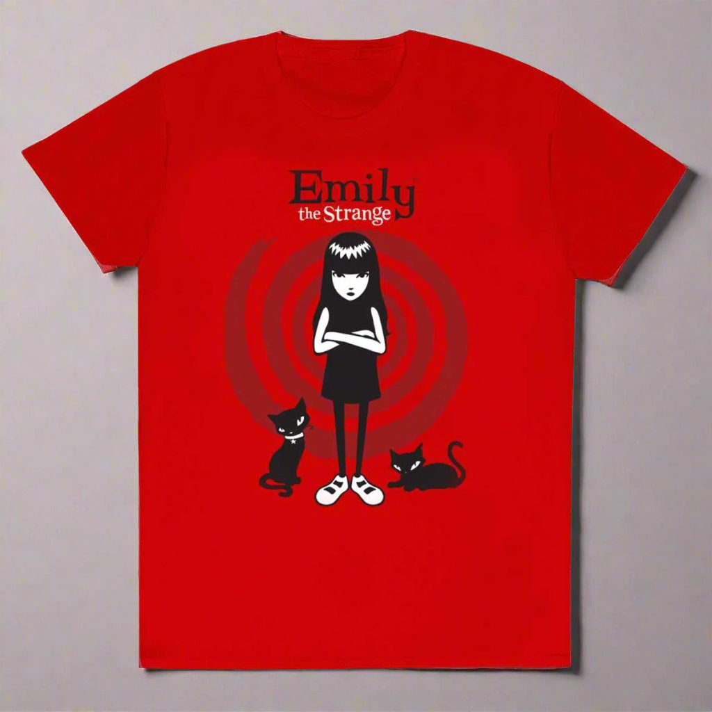 Emily The Strange Swirl T-Shirt - Unisex