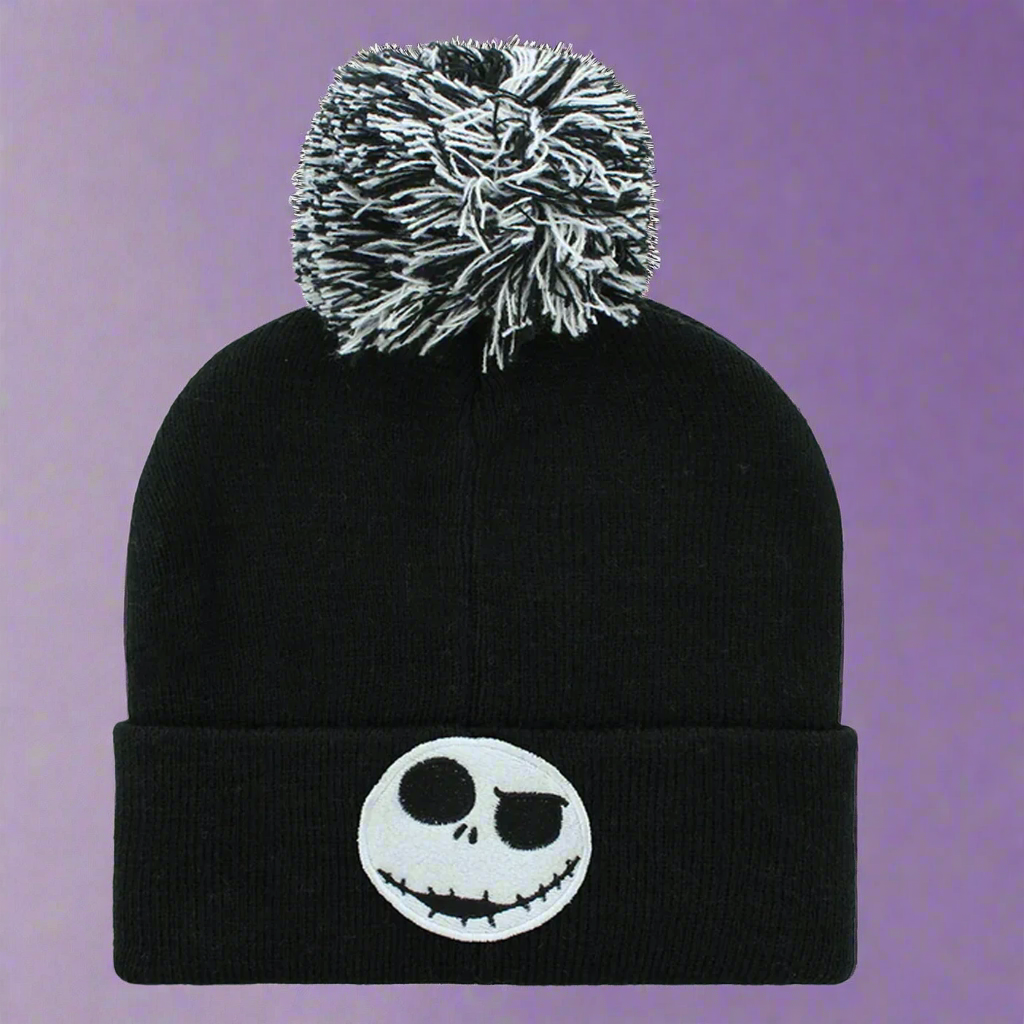 The Nightmare Before Christmas - Jack Face Pom Pom Beanie