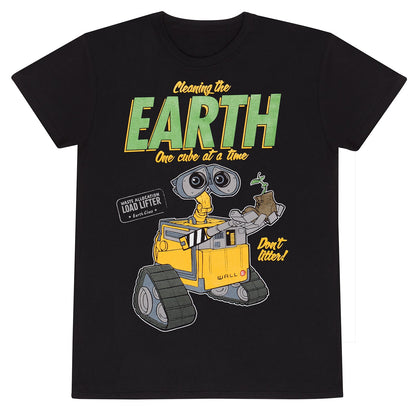 Disney Pixar Wall-E Cleaning The Earth T-Shirt Unisex