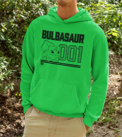 Pokémon - Bulbasaur Line Art - Unisex Pullover Hoodie