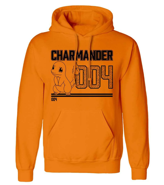 Pokemon - Charmander Line Art - Unisex Pullover Hoodie