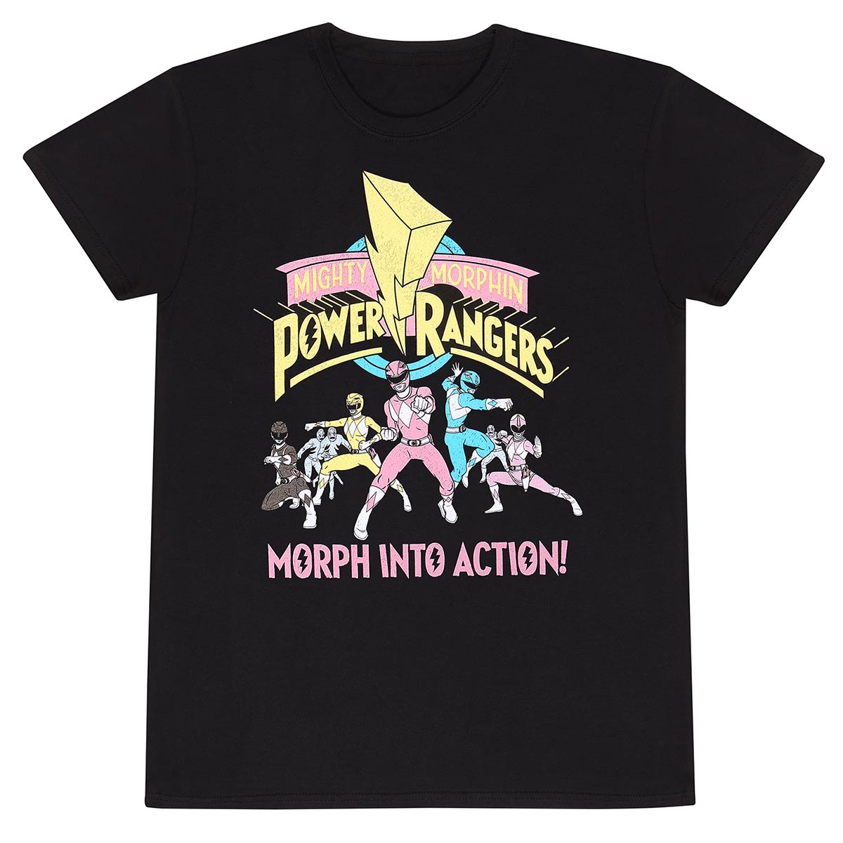 Power Rangers – Morph Into Action T-Shirt - Men's / Unisex