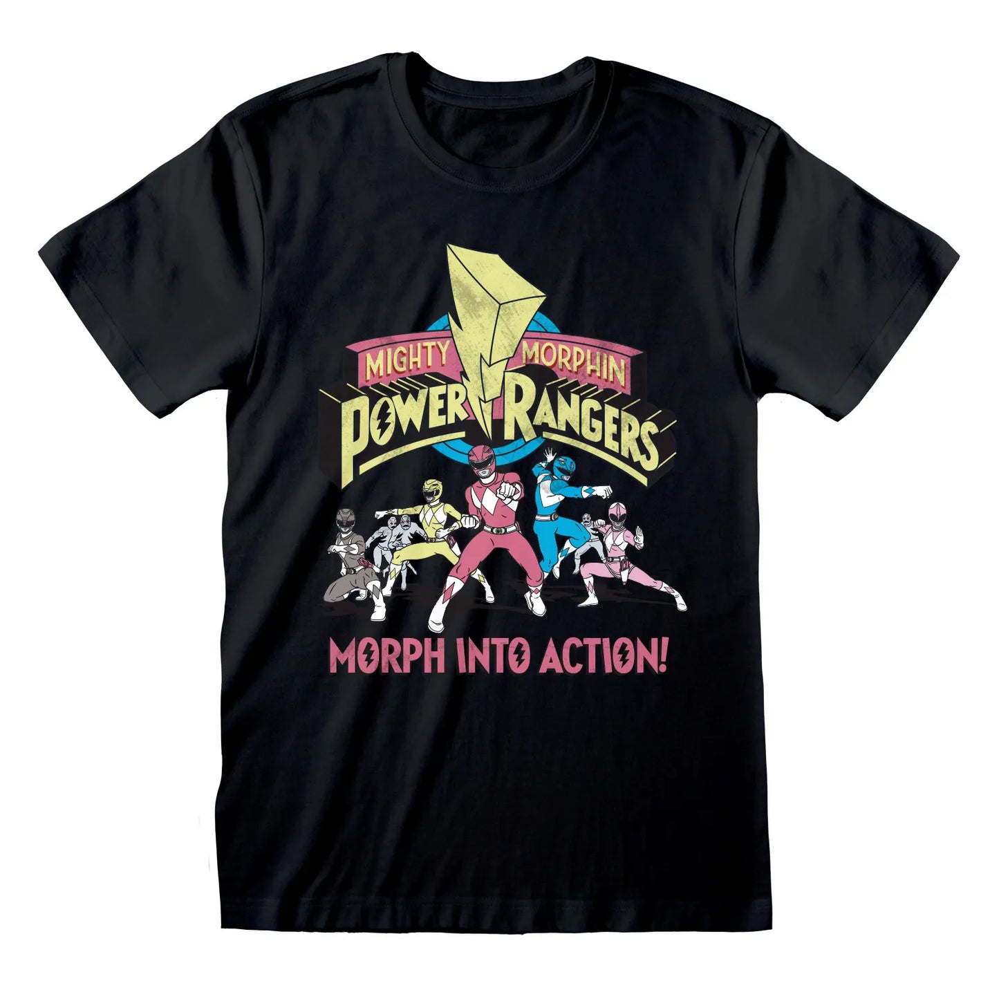 Power Rangers – Morph Into Action T-Shirt - Men's / Unisex