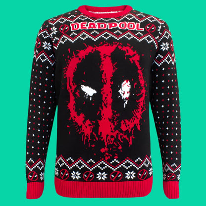 Marvel Comics Deadpool - Spray Knitted Jumper