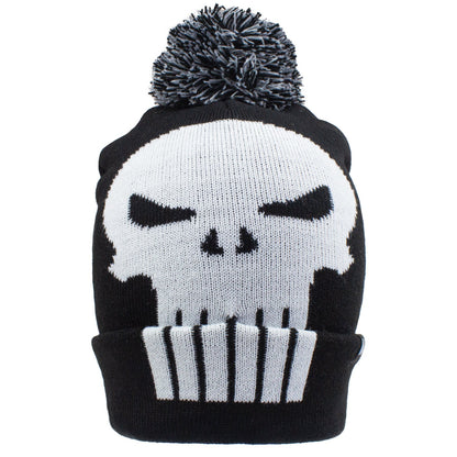 Marvel Comics Punisher Skull Pom Pom Beanie