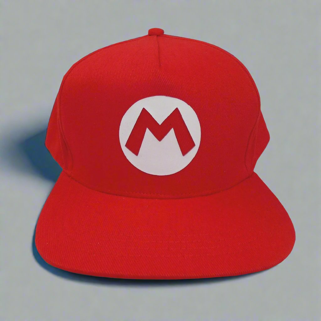 Nintendo Super Mario M Logo Unisex Adults Snapback Cap