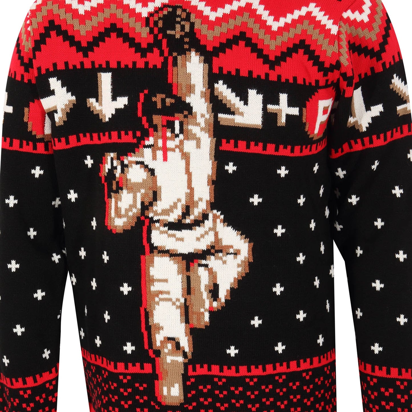 Street Fighter 2 - Ryu - Retro Christmas Knitted Jumper