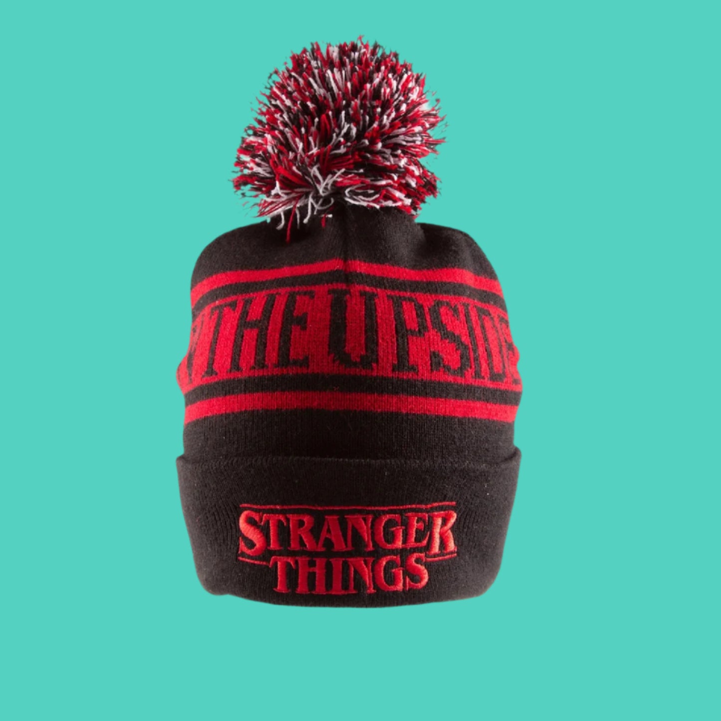 Stranger Things Upside Down Pom Pom Beanie