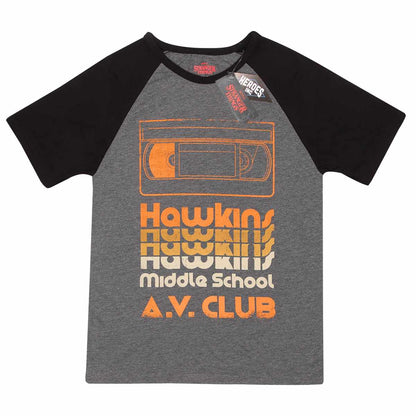 Stranger Things AV Club Raglan T-shirt