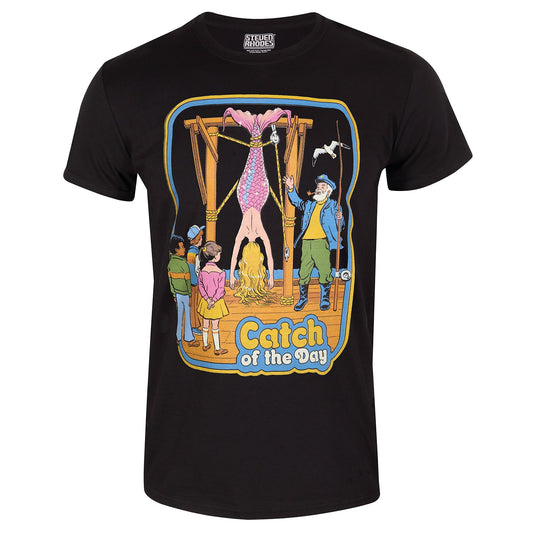 Steven Rhodes Catch Of The Day Retro Style T-Shirt