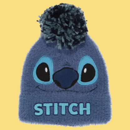 Disney Lilo And Stitch – Stitch Fluffy Pom Pom Beanie