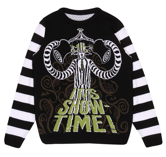 Beetlejuice - It's Showtime - Knitted Jumper