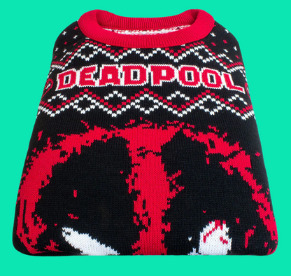 Marvel Comics Deadpool - Spray Knitted Jumper