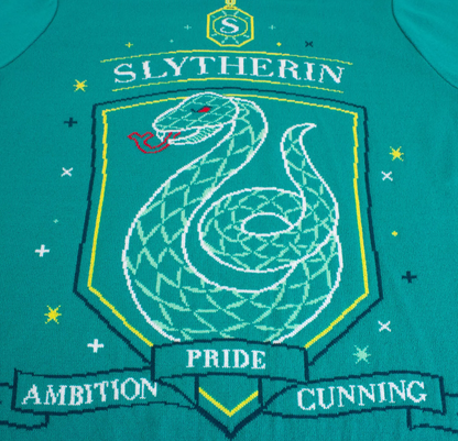 Harry Potter - Slytherin Snake Crest - Knitted Jumper