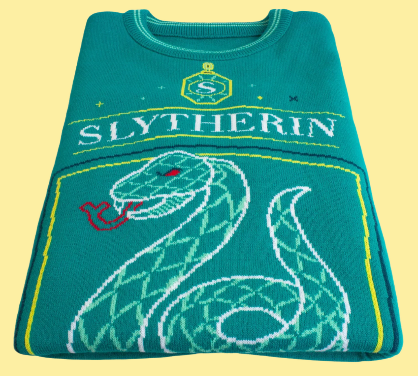 Harry Potter - Slytherin Snake Crest - Knitted Jumper